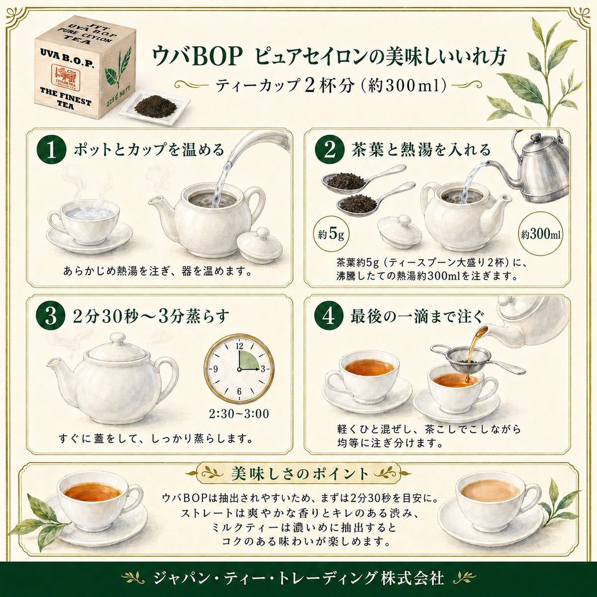 ウバ | ピュアセイロンティー | （木箱入り）